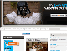 Tablet Screenshot of myexwifesweddingdress.com